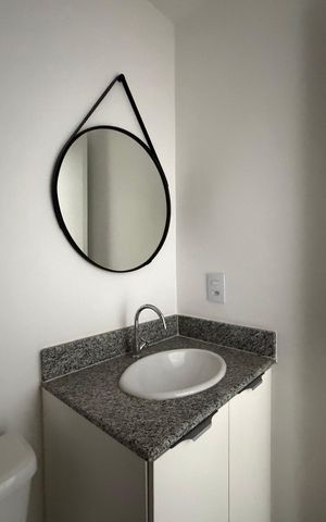 Apartamento para alugar com 40m², 1 quarto e 1 vaga Apartamento para alugar com 40m², 1 quarto e 1 vagaBanheiro