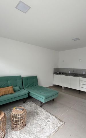 Apartamento para alugar com 40m², 1 quarto e 1 vaga Apartamento para alugar com 40m², 1 quarto e 1 vagaSala