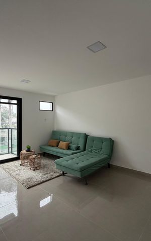 Apartamento para alugar com 40m², 1 quarto e 1 vaga Apartamento para alugar com 40m², 1 quarto e 1 vagaSala