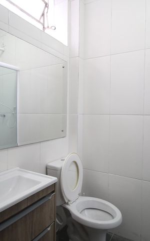 Apartamento para alugar com 30m², 1 quarto e sem vagaBanheiro da Suíte 1