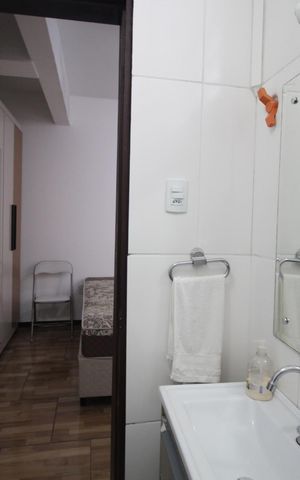 Apartamento para alugar com 30m², 1 quarto e sem vagaBanheiro da Suíte 1