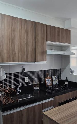 Apartamento para alugar com 59m², 2 quartos e 1 vaga Apartamento para alugar com 59m², 2 quartos e 1 vagaCozinha e Área de Serviço