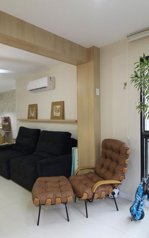 Apartamento à venda com 70m², 2 quartos e 1 vagaSala - Varanda