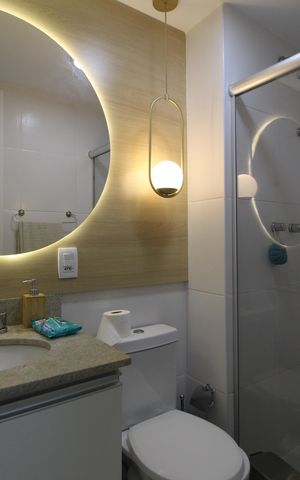 Apartamento à venda com 70m², 2 quartos e 1 vagaBanheiro Social