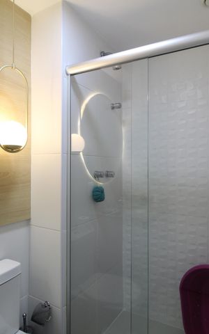 Apartamento à venda com 70m², 2 quartos e 1 vagaBanheiro Social