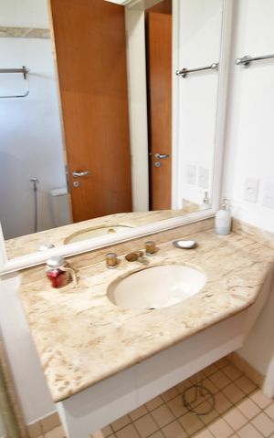 Apartamento à venda com 70m², 1 quarto e 1 vagaBanheiro da suíte