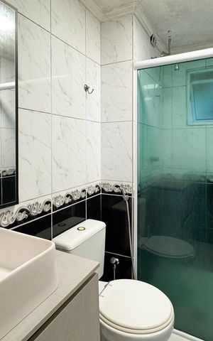Apartamento para alugar com 68m², 3 quartos e 1 vaga Apartamento para alugar com 68m², 3 quartos e 1 vagaBanheiro Social