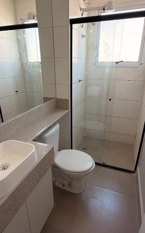 Apartamento para alugar com 46m², 2 quartos e 1 vaga Apartamento para alugar com 46m², 2 quartos e 1 vagaBanheiro