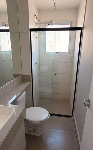 Apartamento para alugar com 46m², 2 quartos e 1 vaga Apartamento para alugar com 46m², 2 quartos e 1 vagaBanheiro