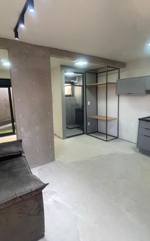 Studio para alugar com 25m², 1 quarto e 1 vaga Studio para alugar com 25m², 1 quarto e 1 vagaSala/Cozinha