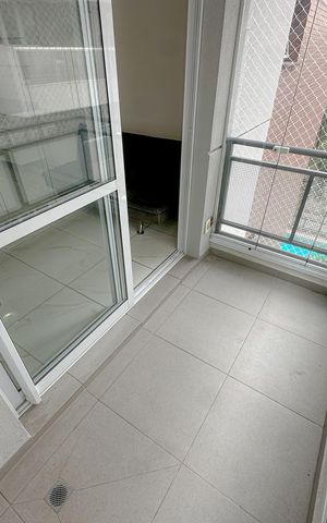 Apartamento para alugar com 38m², 1 quarto e 1 vaga Apartamento para alugar com 38m², 1 quarto e 1 vagaVaranda