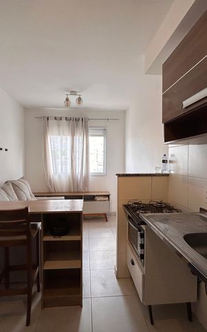 Apartamento à venda com 27m², 1 quarto e sem vaga Apartamento à venda com 27m², 1 quarto e sem vagaCozinha - área de serviço