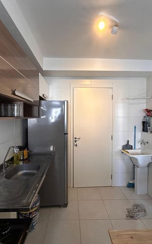 Apartamento à venda com 27m², 1 quarto e sem vaga Apartamento à venda com 27m², 1 quarto e sem vagaCozinha - área de serviço