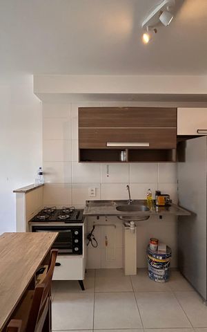 Apartamento à venda com 27m², 1 quarto e sem vaga Apartamento à venda com 27m², 1 quarto e sem vagaCozinha - área de serviço