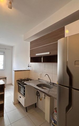 Apartamento à venda com 27m², 1 quarto e sem vaga Apartamento à venda com 27m², 1 quarto e sem vagaCozinha - área de serviço
