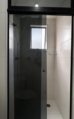 Apartamento à venda com 27m², 1 quarto e sem vaga Apartamento à venda com 27m², 1 quarto e sem vagaBanheiro da Suíte