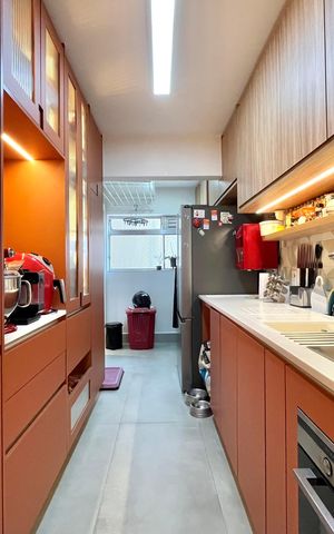 Apartamento à venda com 80m², 3 quartos e 1 vagaCozinha