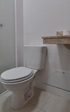 Apartamento para alugar com 49m², 2 quartos e sem vagaBanheiro do Quarto Suíte