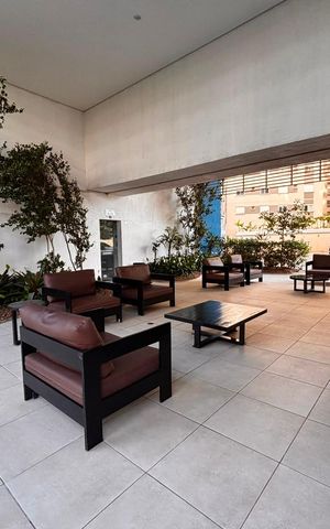 Apartamento para alugar com 63m², 1 quarto e 2 vagas Apartamento para alugar com 63m², 1 quarto e 2 vagasHall