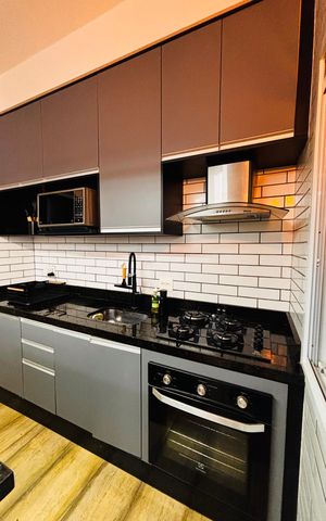 Apartamento para alugar com 63m², 1 quarto e 2 vagas Apartamento para alugar com 63m², 1 quarto e 2 vagasCozinha