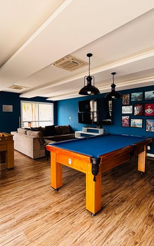 Apartamento para alugar com 63m², 1 quarto e 2 vagas Apartamento para alugar com 63m², 1 quarto e 2 vagasSalão de jogos