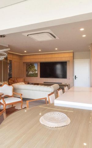 Apartamento para alugar com 107m², 2 quartos e 3 vagasSala