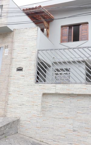 Casa para alugar com 50m², 1 quarto e 1 vagaFachada 