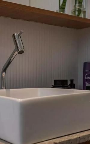 Studio para alugar com 31m², 1 quarto e 1 vaga Studio para alugar com 31m², 1 quarto e 1 vagaBanheiro