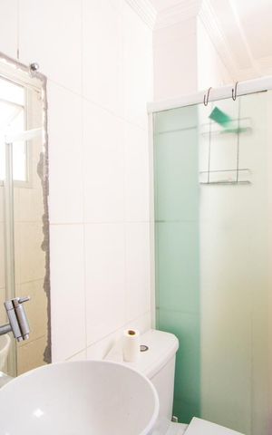 Apartamento para alugar com 58m², 2 quartos e 1 vaga Apartamento para alugar com 58m², 2 quartos e 1 vagaBanheiro