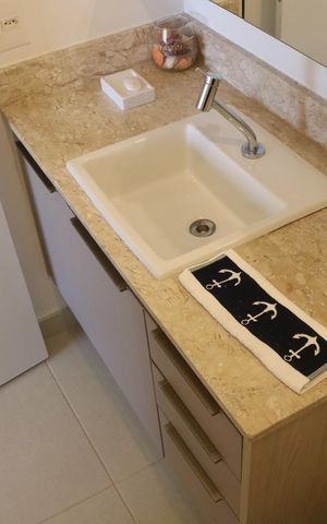 Apartamento para alugar com 90m², 2 quartos e 2 vagasBanheiro 1