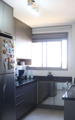 Apartamento para alugar com 90m², 2 quartos e 2 vagasCozinha e Área de Serviço