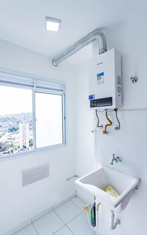 Apartamento para alugar com 36m², 2 quartos e 1 vaga Apartamento para alugar com 36m², 2 quartos e 1 vagaSala, cozinha e área de serviço