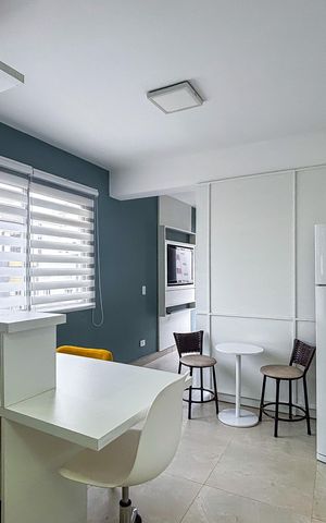 Apartamento para alugar com 42m², 1 quarto e 1 vaga