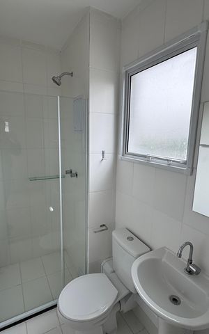 Apartamento para alugar com 54m², 2 quartos e 1 vaga Apartamento para alugar com 54m², 2 quartos e 1 vagaBanheiro do Quarto 2