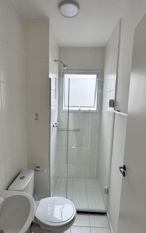 Apartamento para alugar com 54m², 2 quartos e 1 vaga Apartamento para alugar com 54m², 2 quartos e 1 vagaBanheiro