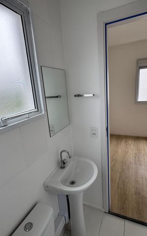 Apartamento para alugar com 54m², 2 quartos e 1 vaga Apartamento para alugar com 54m², 2 quartos e 1 vagaBanheiro do Quarto 2