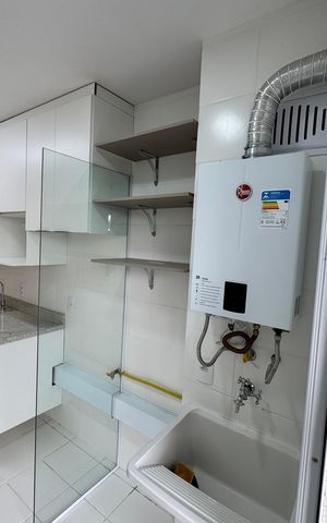 Apartamento para alugar com 54m², 2 quartos e 1 vaga Apartamento para alugar com 54m², 2 quartos e 1 vagaLavanderia