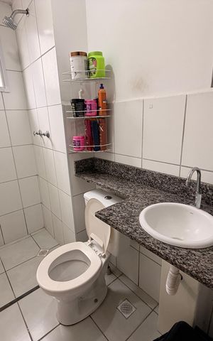 Apartamento à venda com 52m², 2 quartos e 1 vagaBanheiro Social