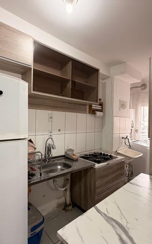 Apartamento à venda com 52m², 2 quartos e 1 vagaCozinha