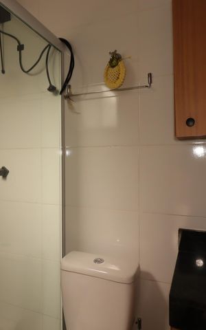 Casa de condomínio à venda com 78m², 2 quartos e 2 vagasBanheiro da Suíte 1