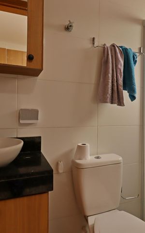 Casa de condomínio à venda com 78m², 2 quartos e 2 vagasBanheiro da Suíte 2