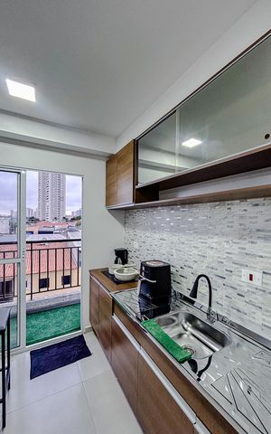 Studio para alugar com 25m², 1 quarto e sem vagaCozinha