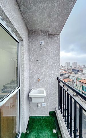 Studio para alugar com 25m², 1 quarto e sem vagaVaranda