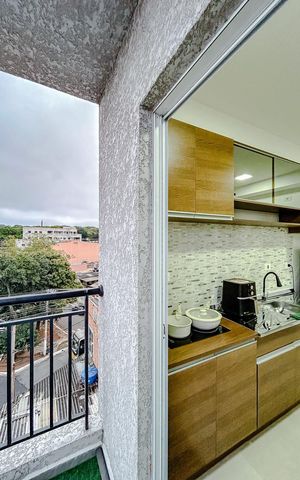 Studio para alugar com 25m², 1 quarto e sem vagaVaranda