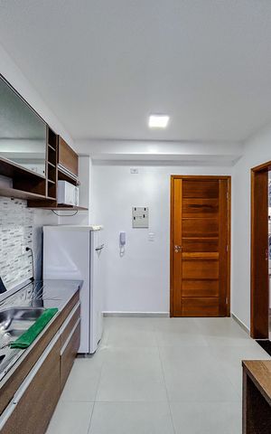 Studio para alugar com 25m², 1 quarto e sem vagaCozinha