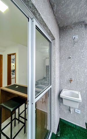 Studio para alugar com 25m², 1 quarto e sem vagaVaranda