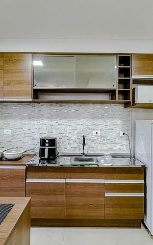Studio para alugar com 25m², 1 quarto e sem vagaCozinha
