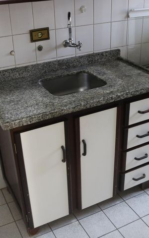 Apartamento para alugar com 35m², 2 quartos e 1 vagaCozinha e Área de Serviço
