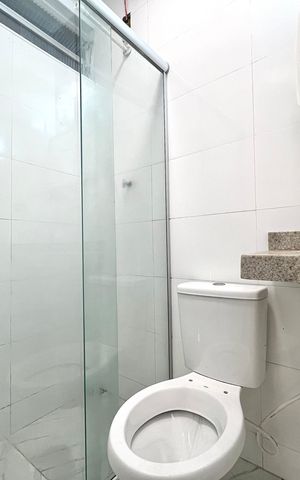 Casa para alugar com 55m², 1 quarto e sem vaga Casa para alugar com 55m², 1 quarto e sem vagaBanheiro