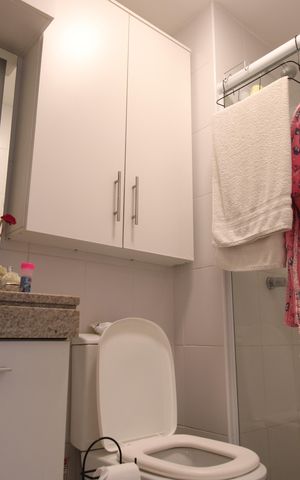 Apartamento para alugar com 85m², 2 quartos e 1 vagaBanheiro social